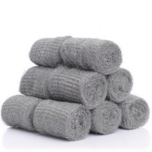 24er-Pack Stahlwolle, geeignet zur Mäusebekämpfung. Drahtwolle in Mäusequalität, geeignet zum Reinigen und Verschließen kleiner Löcher