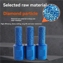 6PCS M10 Thread Brazed Milling Cutter High-Quality Diamond Drill Bit for Ceramic Tile Marble Glass Drill Cutting