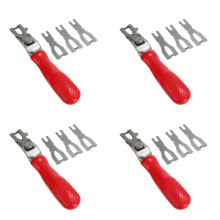 4X 12 Klingen Vinylboden Schweißen Schneiden Kit Boden Handwerk Teppich Trimmen Schälen Schneiden Werkzeuge