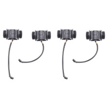 4PCS Water Flow Sensor Fuel Flow Meter Water Meter Sensor Counter Indicator FS400A G1 DN25 1-60L/Min