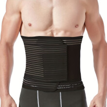 Faja abdominal para recuperación postoperatoria y posparto, cinturón de soporte para hernia abdominal para mujeres y hombres - M