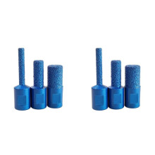 6PCS M10 Thread Brazed Milling Cutter High-Quality Diamond Drill Bit for Ceramic Tile Marble Glass Drill Cutting