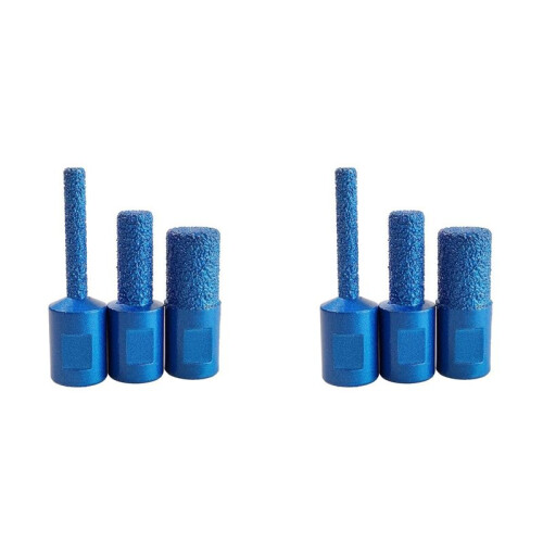 6PCS M10 Thread Brazed Milling Cutter High-Quality Diamond Drill Bit for Ceramic Tile Marble Glass Drill Cutting 1