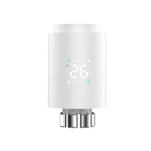 Black Friday Tuya ZigBee Actuador de radiador inteligente TRV Válvula termostática programable para radiador Control remoto por aplicac