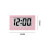 Clock Triangle LED Screen Lectronic Digital Alarm Screen Desktop Clock for Home Office Table Bedroom Decor Black 9
