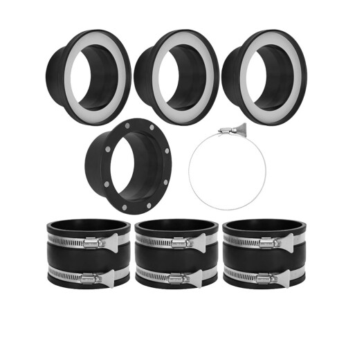 Magnetic Dust Collection Adapter Set For Woodworking With stiff