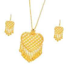 Chic Fringe Jewelry Set Featuring Glossy Alloy Earrings And-C