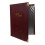 A4 menuholder mørkerød bog til restaurantspisning 1-pak 5