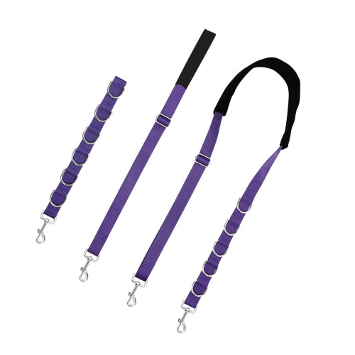 Safe Quick Release Sliding Belly Belt Pet Grooming Table-Purple