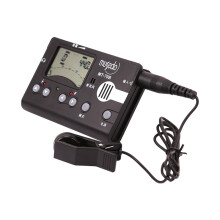 MT-70B-viritin klipsimikrofonilla ja sisäänrakennetulla mikrofonilla, elektroninen 3-in-1 LCD-viritin metronomi
