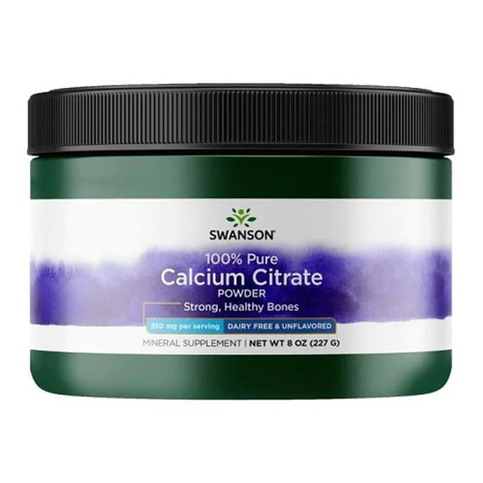 Calcium Citrate Powder, 100% Pure and Dairy-Free - 227 grams