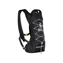 Schwarzer Laufrucksack, leicht, verstellbare Träger