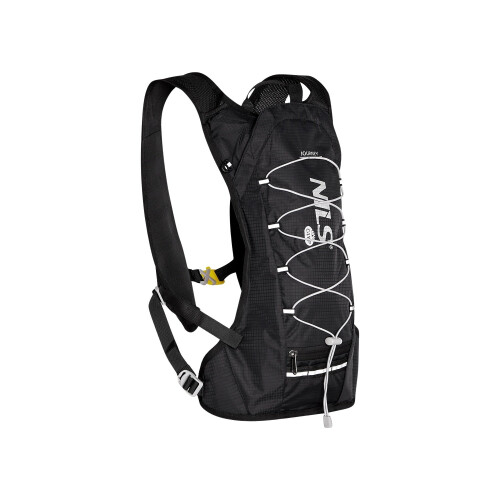 Schwarzer Laufrucksack, leicht, verstellbare Träger