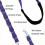 Safe Quick Release Sliding Belly Belt Pet Grooming Table-Purple 5