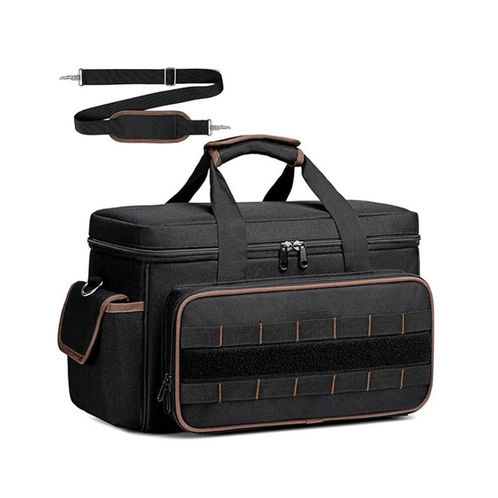 17''Large Capacity Tool Bag 20 Pockets Portable Tool Kit With Shoulder Strap Wide Mouth Tool Bag For Electrician 6033334769545