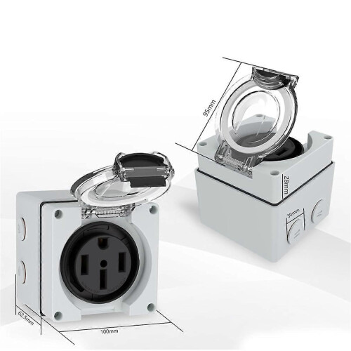 Κουτί πρίζας 50Amp, υποδοχή NEMA 14-50R 125/250Volt 1