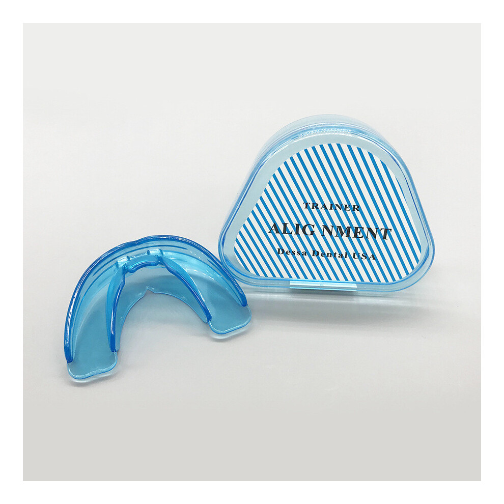 Blue (Blue) Clear Retainer Orthodontic Brace Corrects Crowded Teeth For All Ages Mouthguard Protection Fight