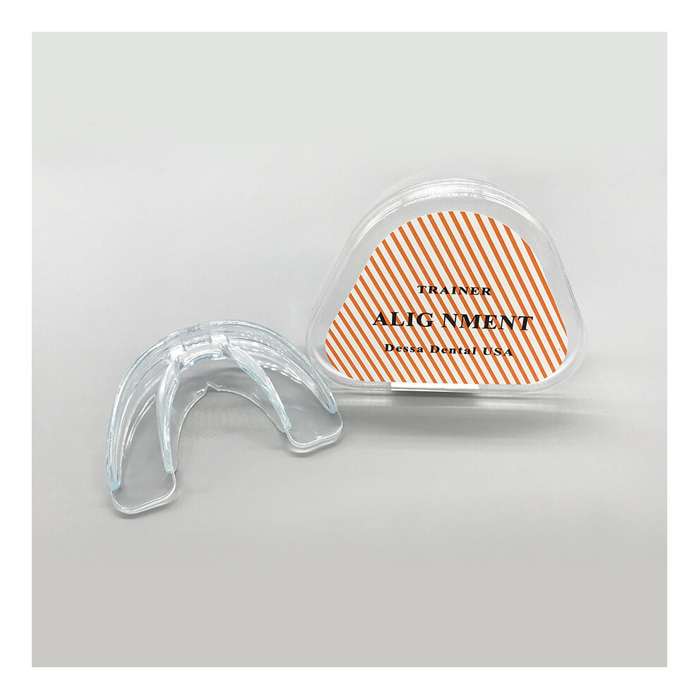 (Transparency) Orthodontic Retainer Clear Brace Corrects Crowded Teeth For All Ages Mouthguard Protection Fight