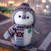 Kids Birthday Gift Penguin Plush - Adorable Hat-wearing Stuffed Animal, Ocean Theme Soft Toy for Children