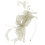 (White) Max and Ellie Diamante Fascinator 1