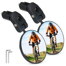 RéTroviseur de VéLo, RéTroviseurs de VéLo, RéTroviseur SûR, RéTroviseur Convexe en Plastique Monté sur le Guidon RéGlable