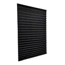 Cordless Blackout Pleated Fabric Shade Window Shades Blinds Darkening Temporary Light Filtering Pleated Paper Shade 2pcs