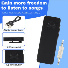 Adaptateur Émetteur-Récepteur  5.3 Audio Sans Fil pour Voiture, Musique, Casque, Haut-Parleur, Prise Jack 3,5 Mm, Adaptateur Audio AUX