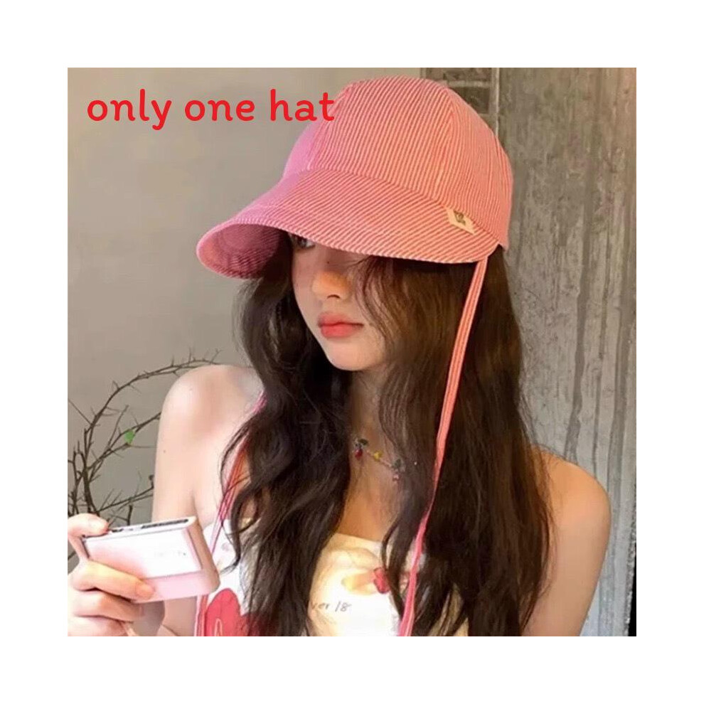 (Rose Pink) Summer Hat Sun With Round Crown And Foldable Design Activities For Outdoor-image-OPC-PT97RDK-NEW