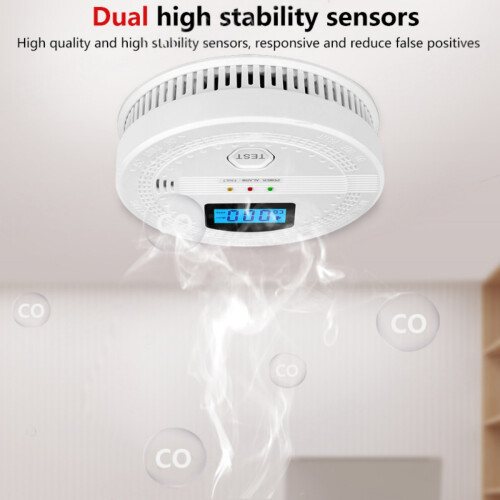 Battery-Powered 2-in-1 Combination Smoke and Carbon Monoxide Detector 2