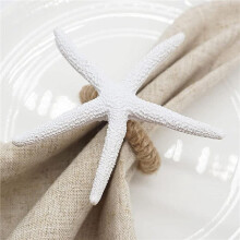 Conjunto de 12 AnéIs de Guardanapo, Anel de Guardanapo Estrela do Mar para Guardanapo Estrela do Mar para Mesas, Casamento, AniversáRio, Banquete,