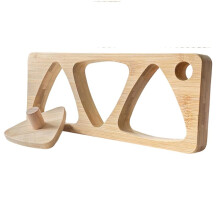 Bamboo Rice Mold Set, Come with Press Plate Triangle Sushi Mold for Japanese. Musubi Wooden Classic Maker Kids