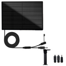 4W Solar Panel Waterproof Micro USB/TypeC Output 5V Solar Cells Charge Install 18650 Battery for Leds or Remote Sensors