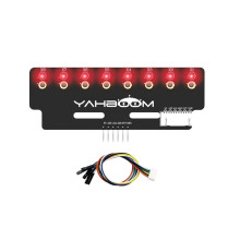 YAHBOOM 8-Channel Grayscale Sensor Race Patrol Tracking Module Photoelectric Sensor for RC Car Electronic Competition B