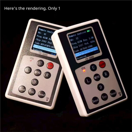 CY-2000 Wireless Remote Control Analyzer 315MHz/433MHz PT2262 EV1527 Detector Analyzer Supports Data Storage 1