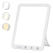 Light Therapy Lamp 10000 Lux Sun Lamp Touch Control Adjustable Brightness Levels with Large Size Screen Adjustable Brightness Timer Func