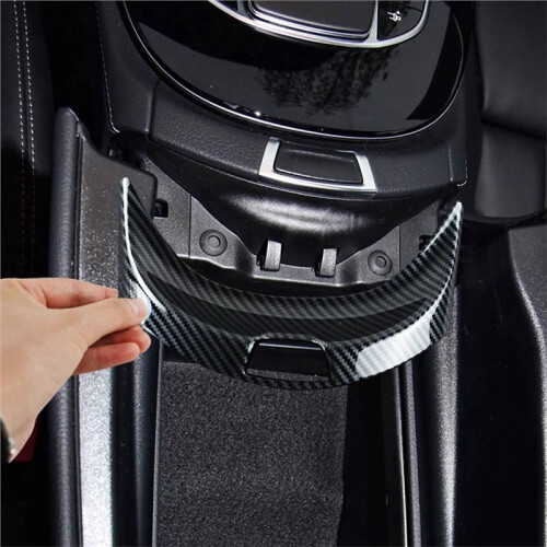 Car Center Console Armrest Box Trim Panel& Buttons Cover for - E Class W213 17-21 Storage Box Sticker