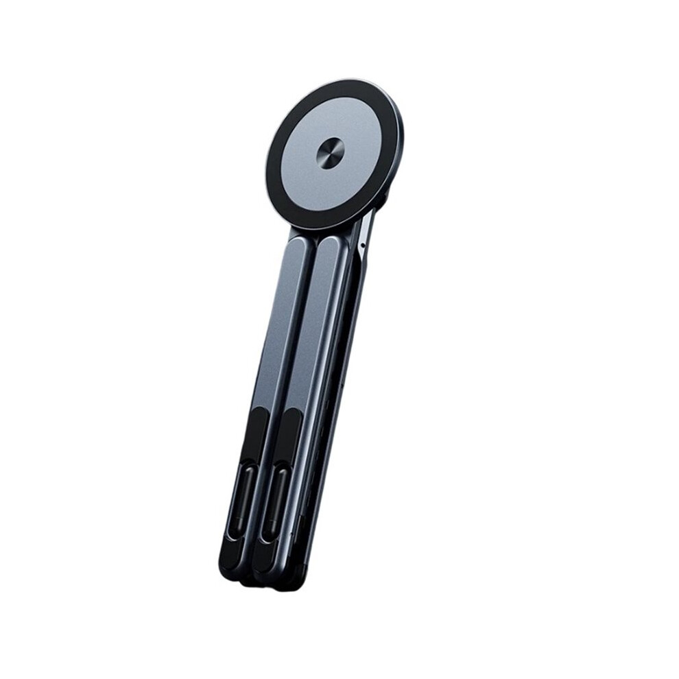 Multifunctional Magnetic Phone Holder Handheld Selfle Stick Foldable Tripod Portable Desk Stand For Phone Tablet Laptop Gray 6032999223164