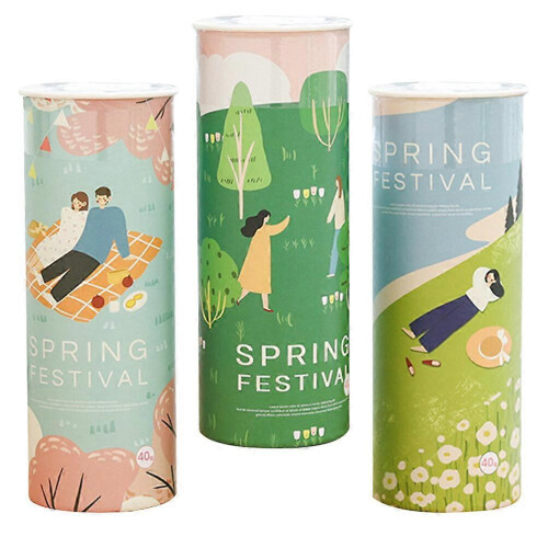 3pcs Cylinder Tissue Box Round Tissues Container Car Tissues Car Accessories 2