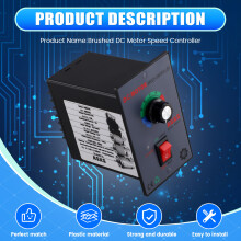 Brushed Motor Speed Controller Regulator PWM 12V 24V 36V for 775 795 Gear Motor Electric Parts DC12V-60 10A