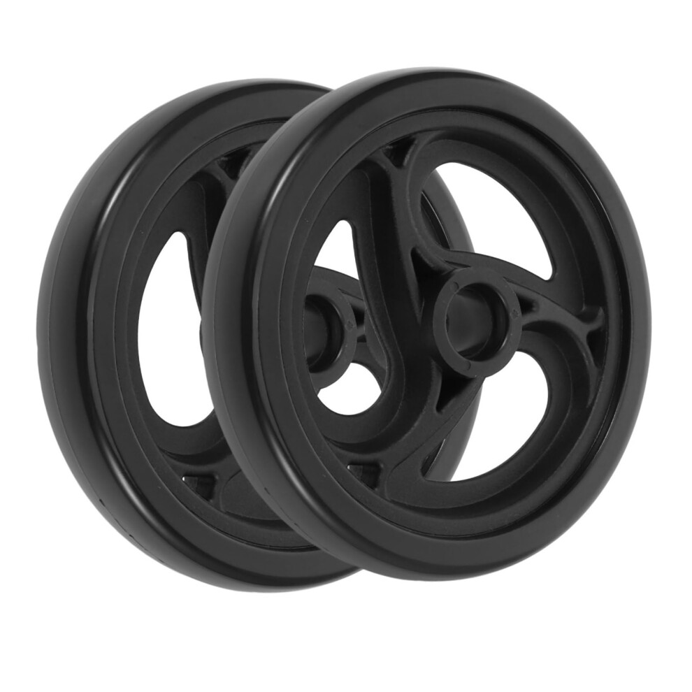 Replacement Cart Wheels 2pcs Set, Smooth Rolling Performance, Easy Tool Installation, Multipurpose for Grocery Trolleys and Wheelchairs