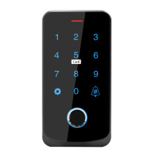 Tuya APP Access Control Keyboard Remote Control RFID IC M1 Card Fingerprint Access Keypad TF9-Tuya Black