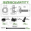 120pcs M6 Cage Screw Nut Washer Set Self-Locking Cable Ties Assortment Kit for Server Shelf Cabinets & Rack Mount Thread 7