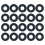 20PCS Aim Assist Rings Motion Control Rings for PS5 Gamepad Game Controller Auxiliary Sponge Precision Target Ring A 1