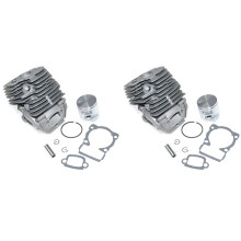 2X Zylinderkolbensatz 43 mm für 545 545XP 550 550XP 550XPG 577764706 577764708 577764707 Kettensägenzubehör