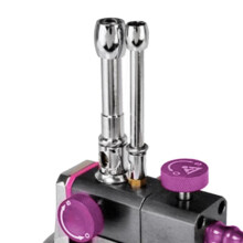 2X Double Tube Lab Rotatable Gas Light for Bottled Bunsen Burner Lab Tools Propane Lights Lamp