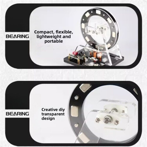 Small  Wheel Brushless Motor Model with Low Power Consumption and High Speed A Tech Decorative Item 1