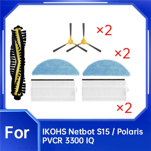 7 Pcs for  M3 Sweeping Machine Accessories Main Side Brush Mop Filter Dust Bags 1