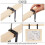 Adjustable Outdoor String Hooks, No Drill String Light Hangers, Wall Hooks, Outdoor Party Decor Hanging Lights Holders 6