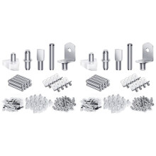 240Pcs Shelf Pegs Kit, 5 Styles Shelf Pins Shelf Support Pegs, Cabinet Shelf Pegs for Shelves Bookcase Bookshelf Pegs