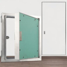 Access Panel 12x24in Flush Mount Aluminum Frame Drywall Access Door for Wall and Ceiling Maintenance